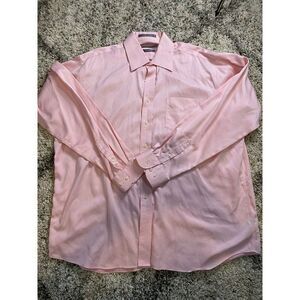 Forsyth Of Canada‎ Men's Shirt Pink 17 1/2 Buttoned Collar